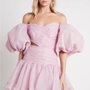 Aje Myriad cutout mini dress In Lilac